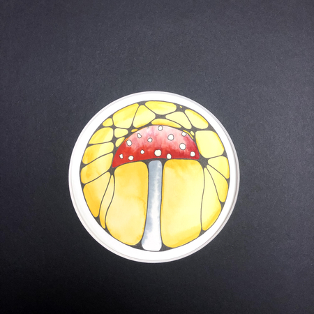 Toadstool in Red